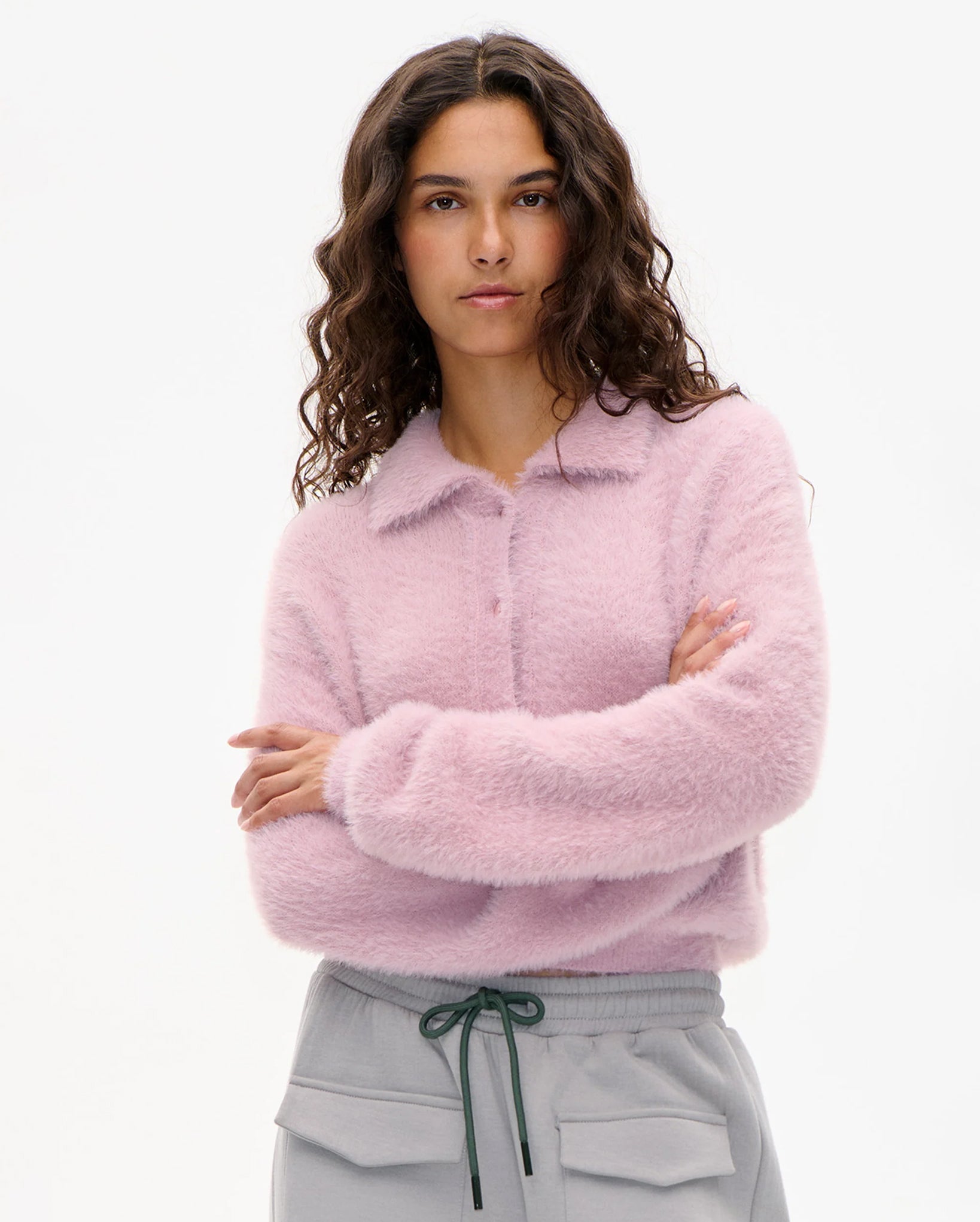 Conni Cardigan (Dawn Pink)