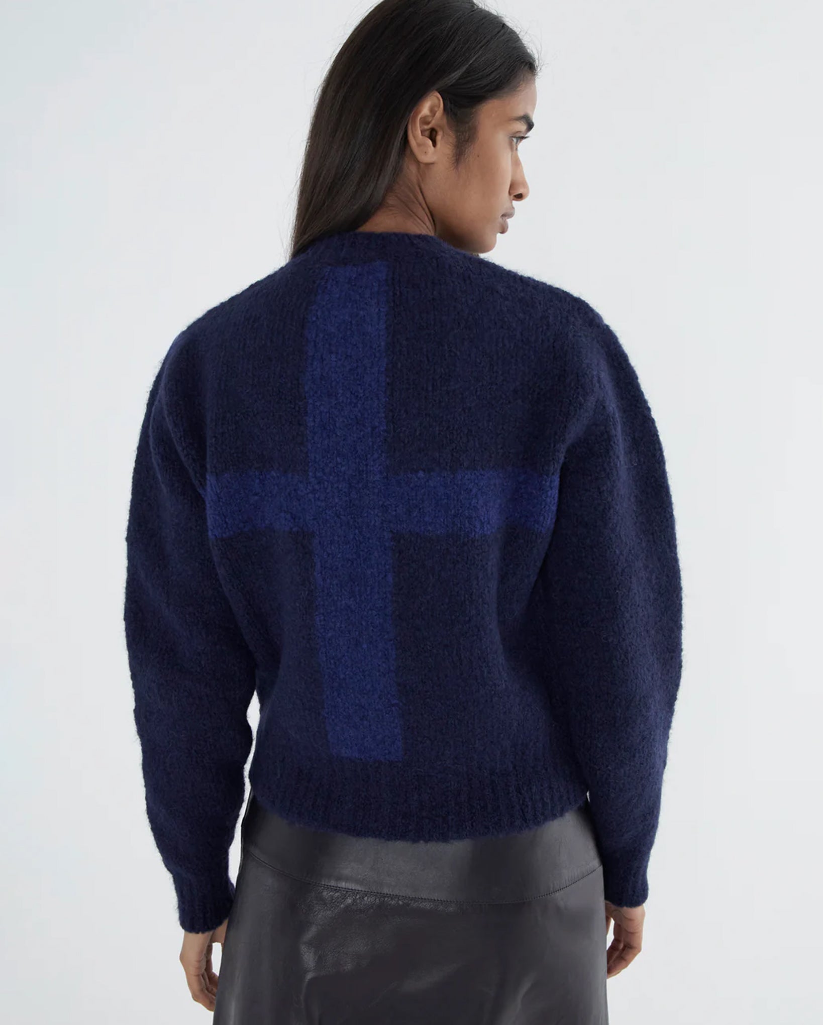 Cruz Zip Tricot Cardigan (Blue)