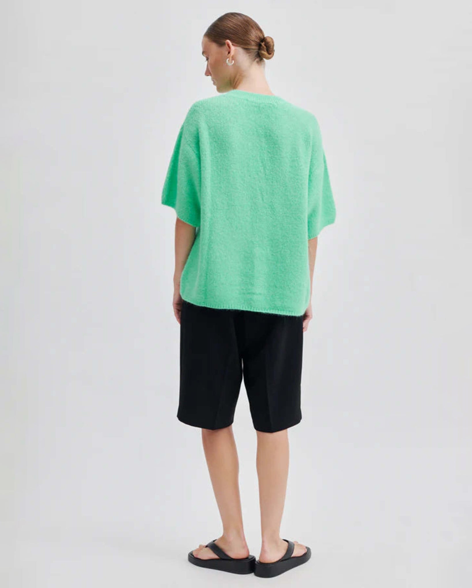 Wanda Short Sleeve Knit O-Neck (Spring Bud)