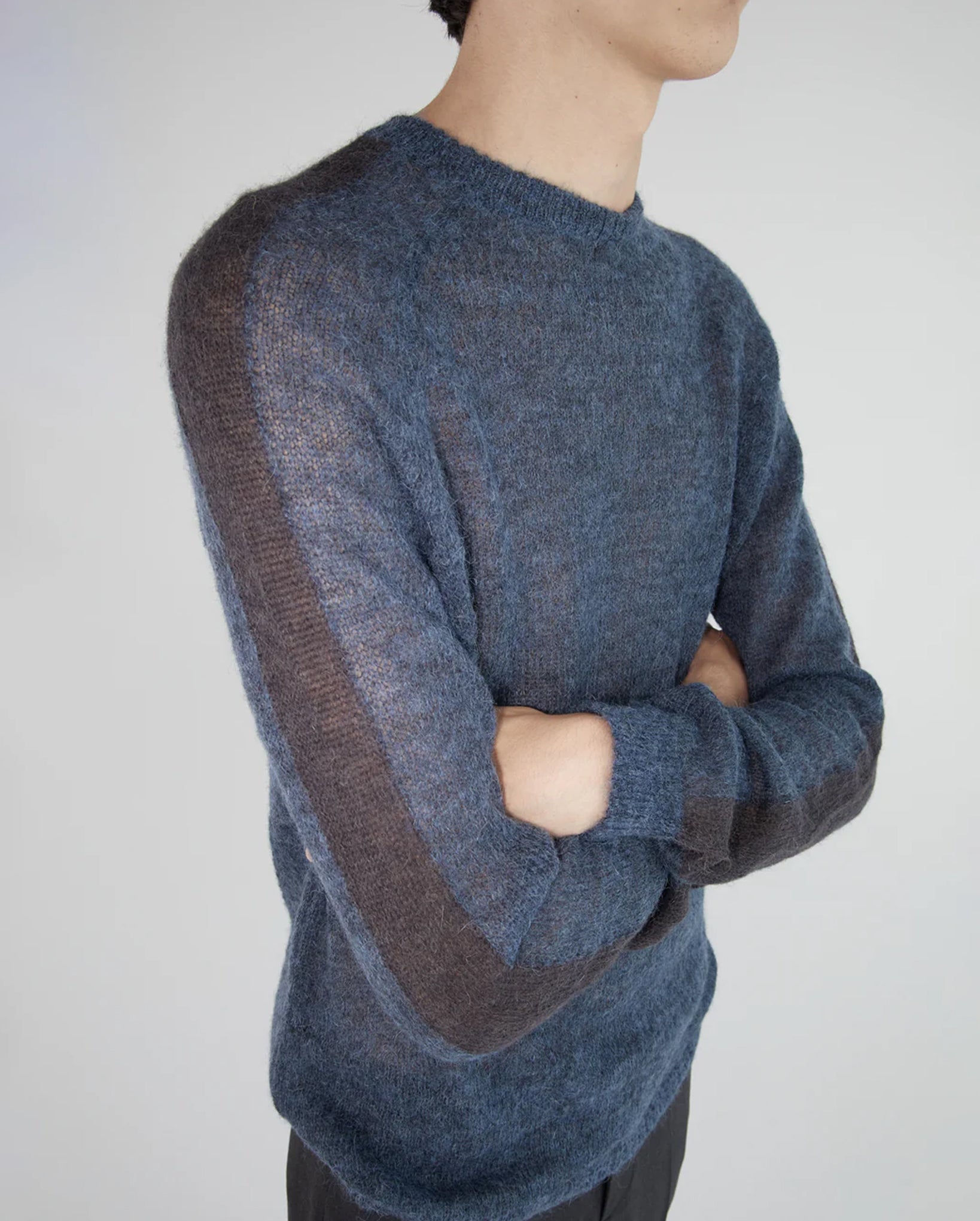 Dan Raglan Sleeve Sweater (Navy)
