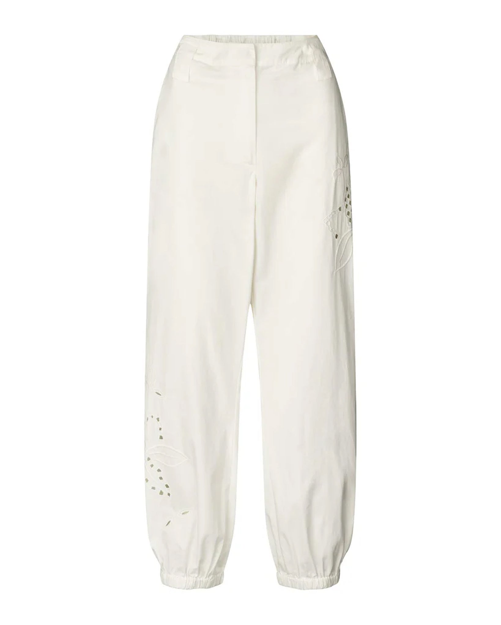 Iman Lotus Lace Pants (Off-White)