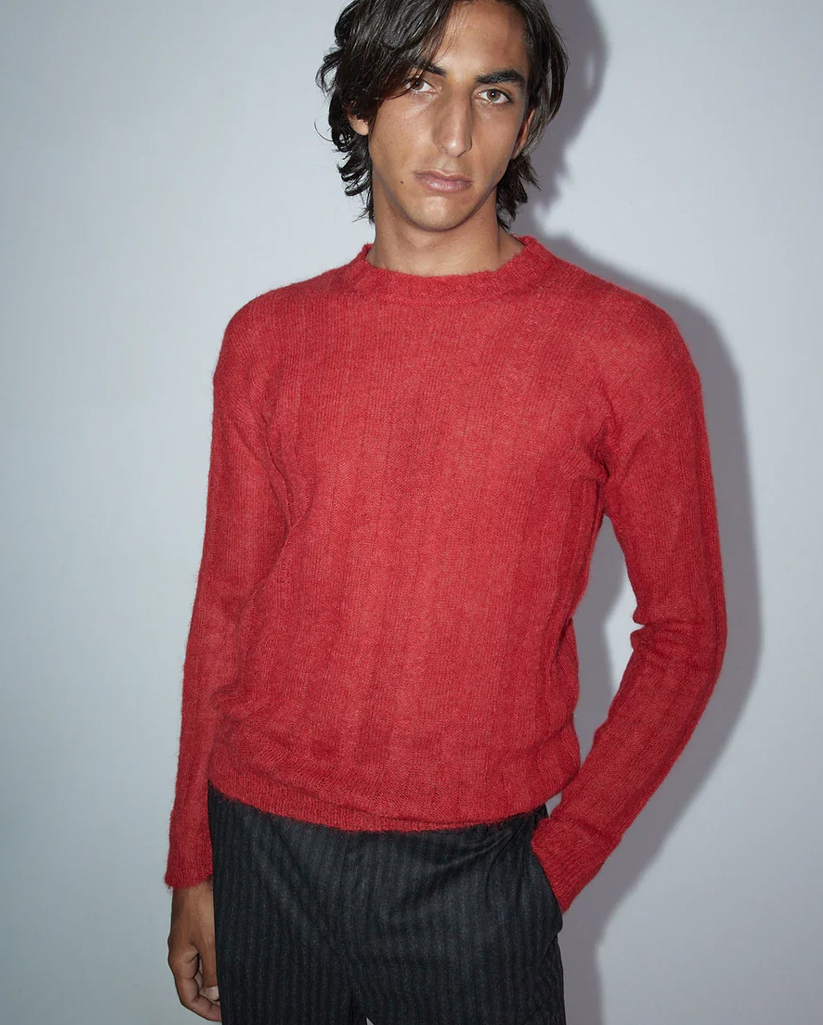 Campi Fitted Ribbed Sweater