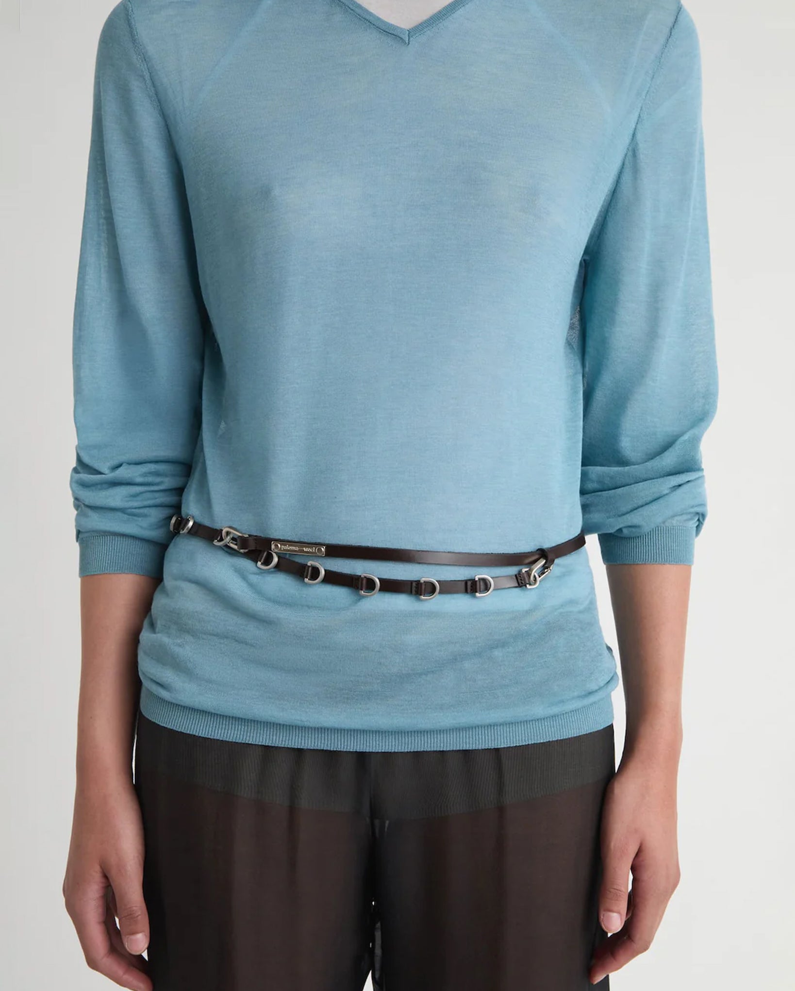 Nora Extra Slim Belt (Brown)