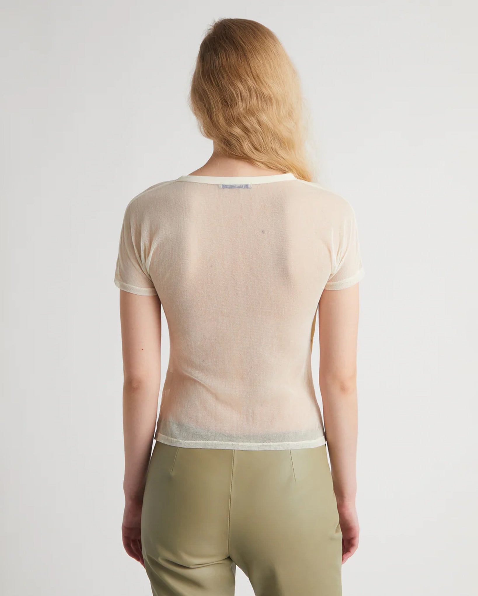Olimpia Mesh Top (Off-White)