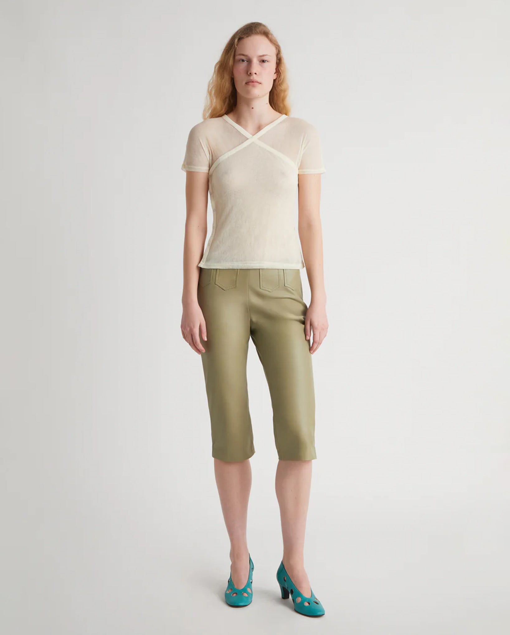 Olimpia Mesh Top (Off-White)