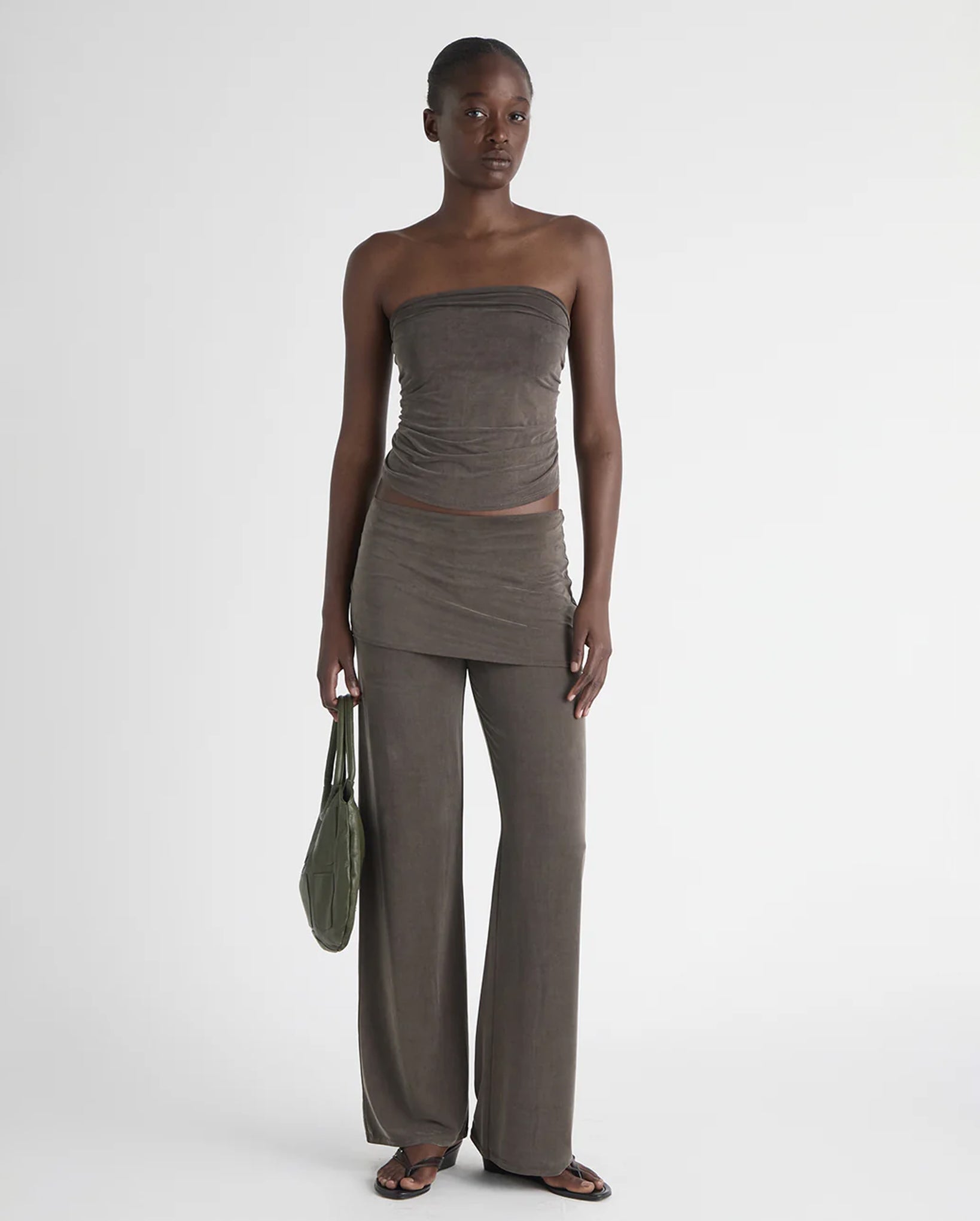 Adriana II Sash-Style Belt (Brown)