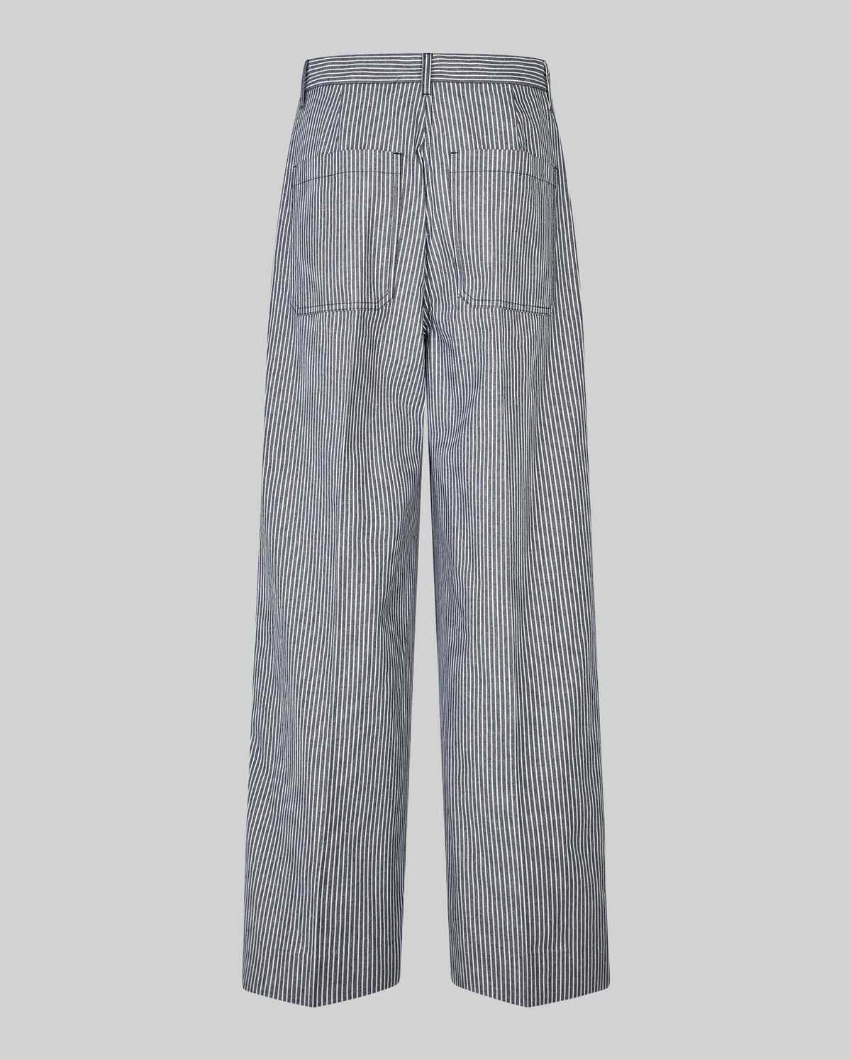 Antibes Trousers (Dark Blue Stripe)