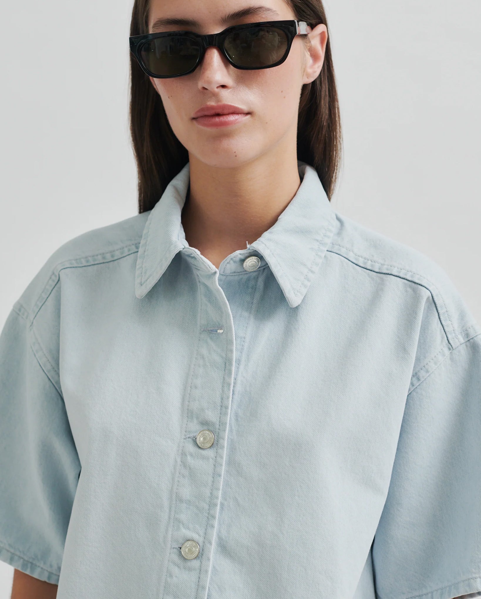 Fira Denim Shirt (Light Blue Denim)