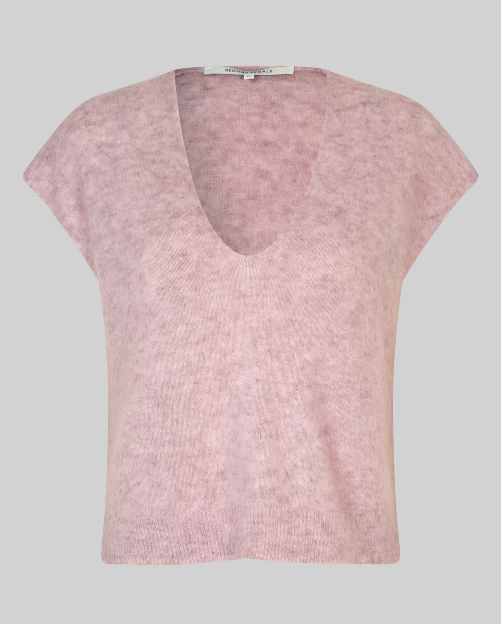 Camryn Knit Vest (Sepia Rose)