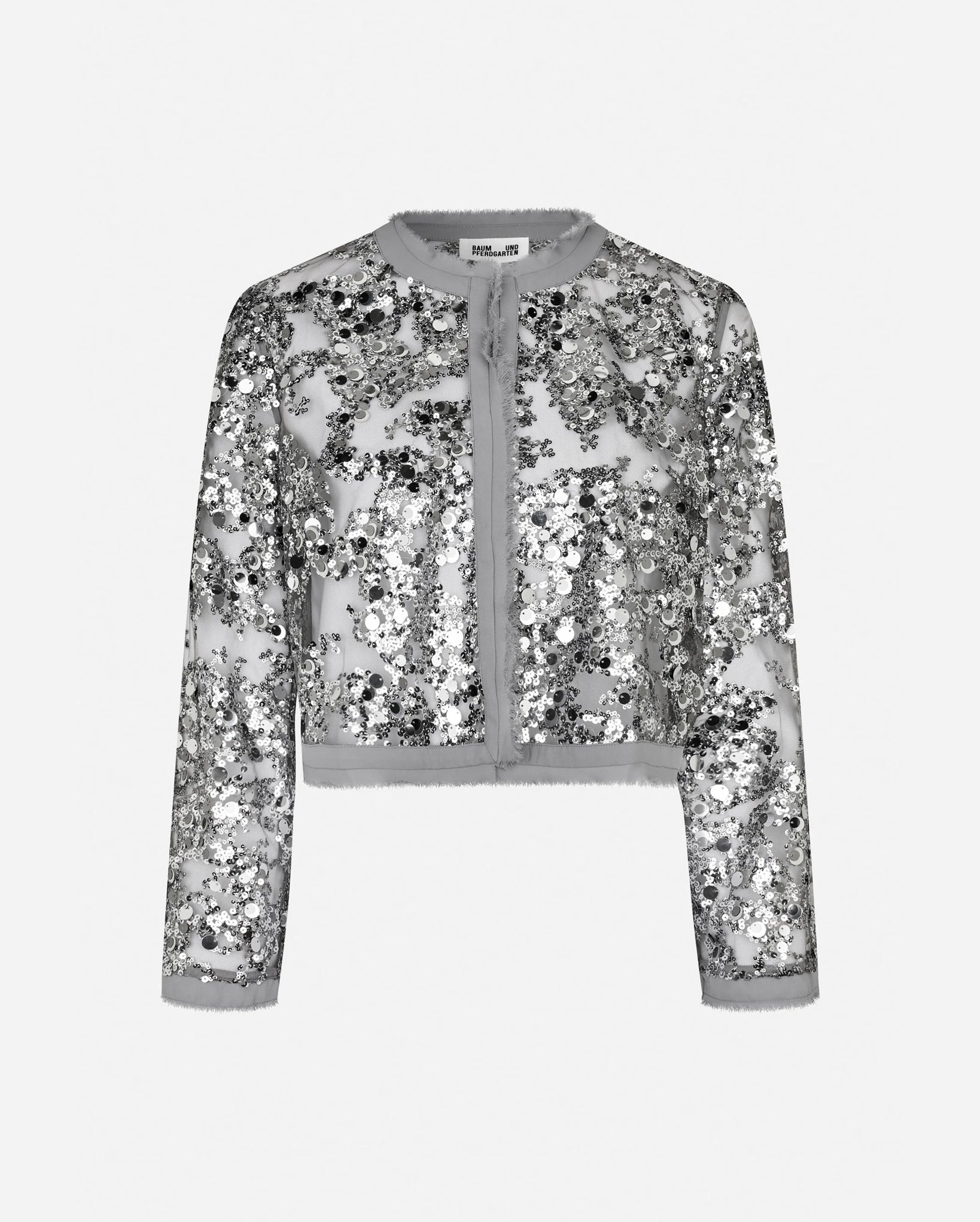 Bethina Jacket (Grey Sequins)