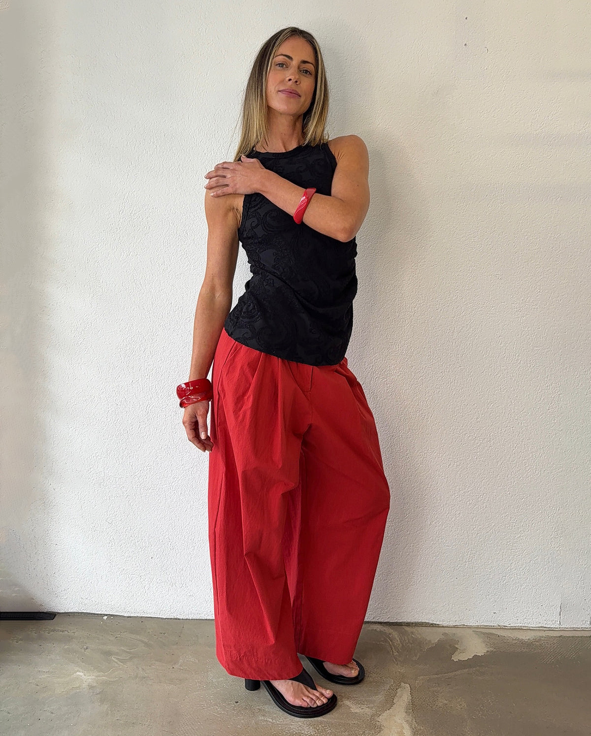 Ava Tank Top (Black)