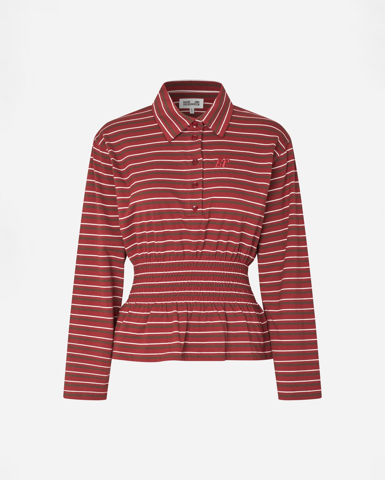 Josefin Blouse (Syrah Red Stripe)