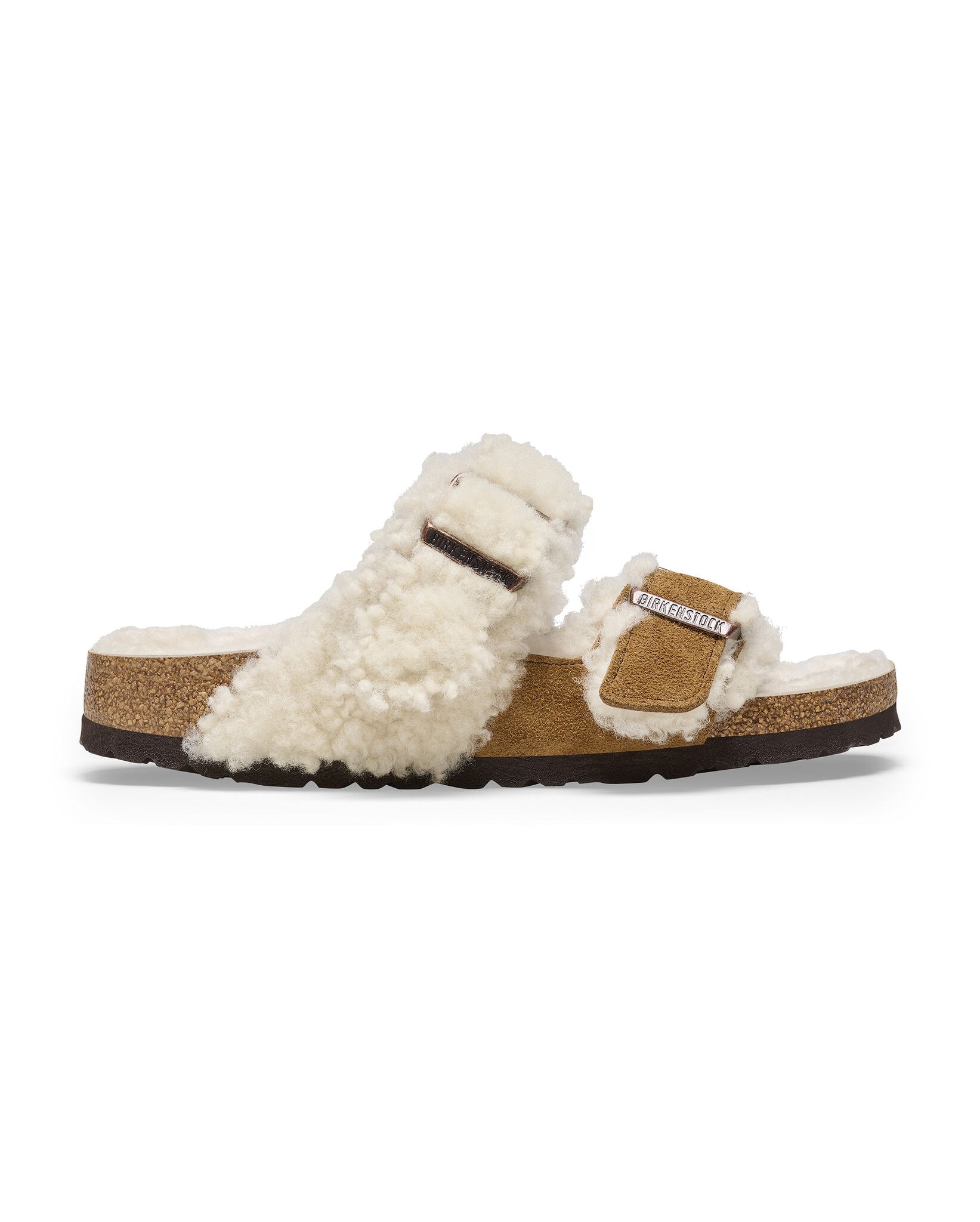 Arizona Shearling Teddy Split Suede Leather (Mink)