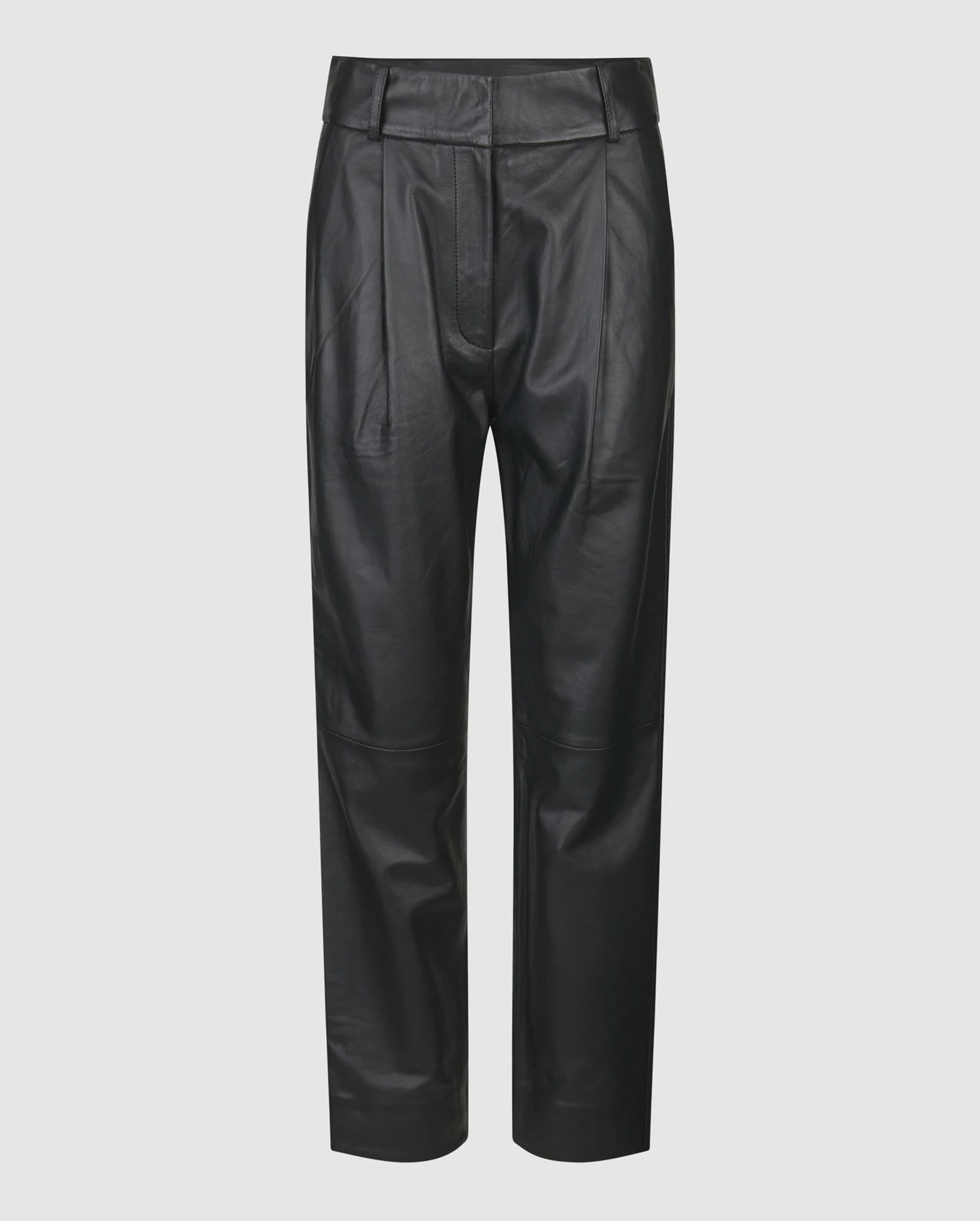 Indai Leather Trousers (Black)