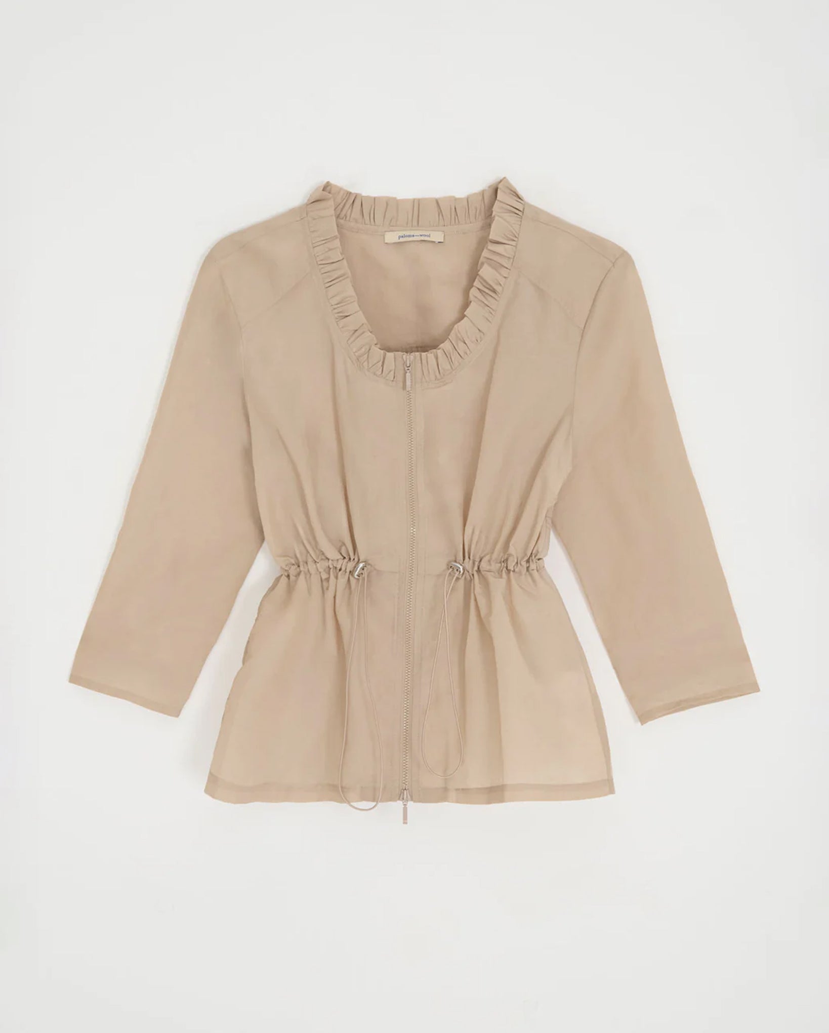 Raso Sheer Jacket (Beige)