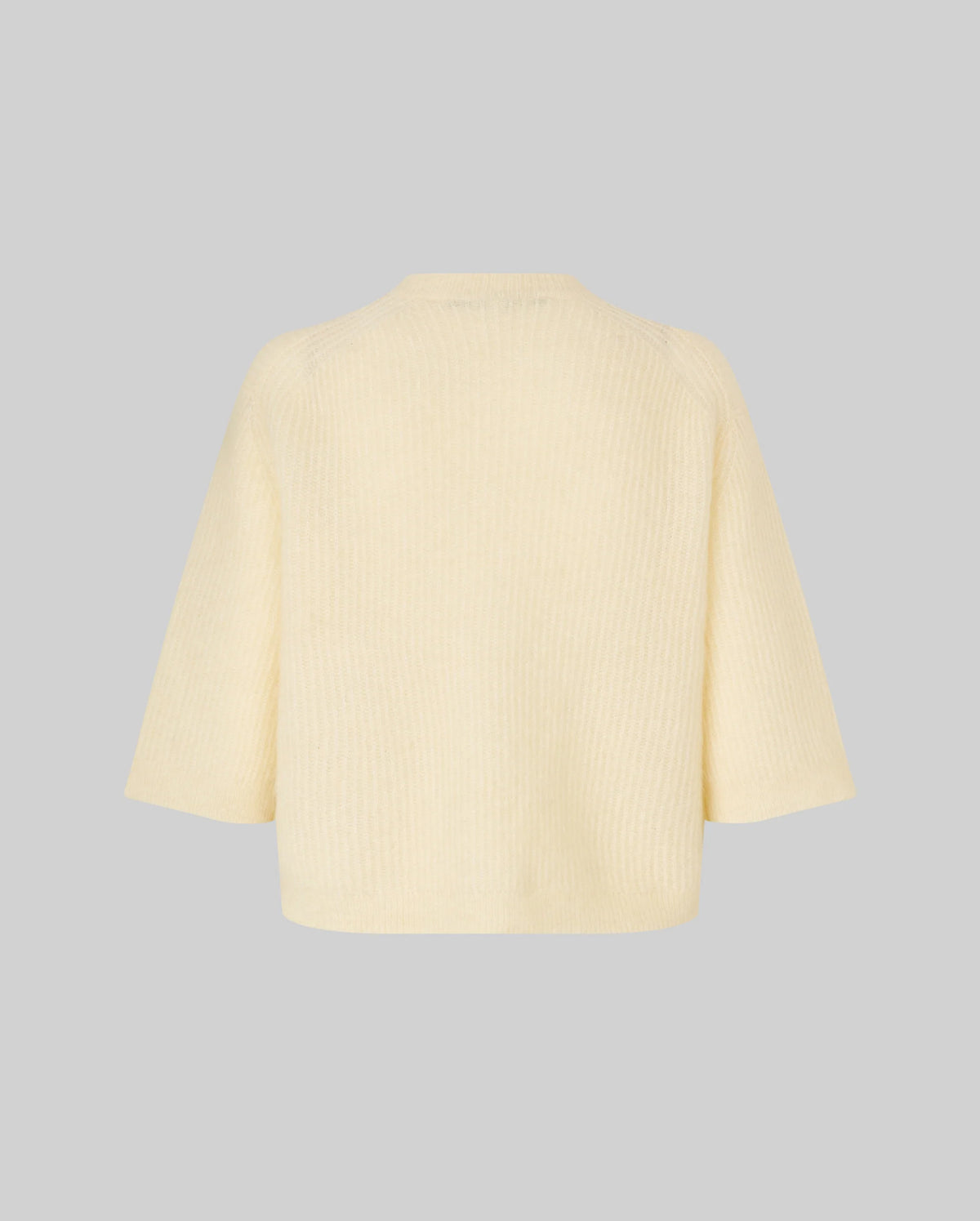 Andrea Knit Rib Cardigan (Alabaster Gleam)