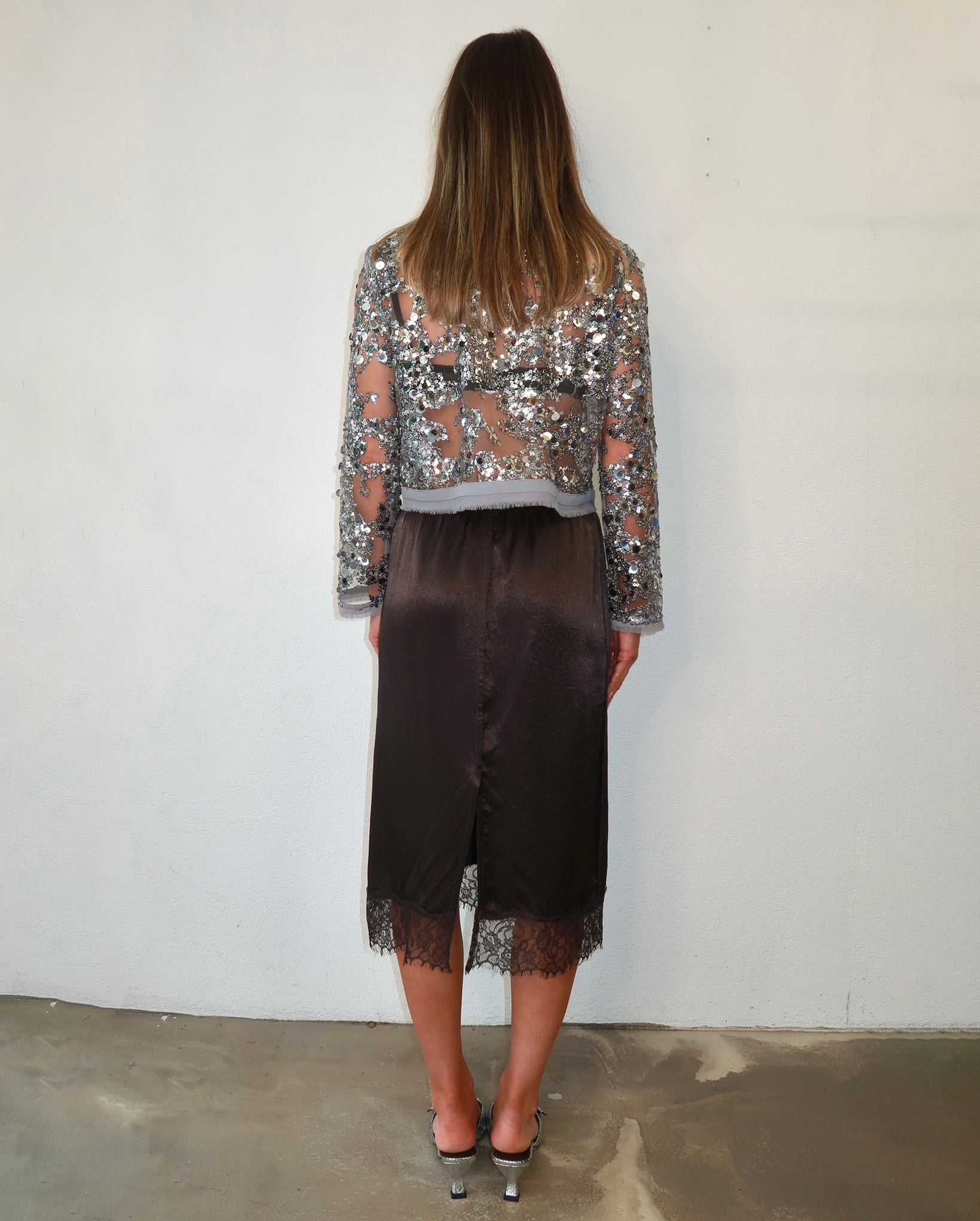Alice Midi Skirt (Brown)