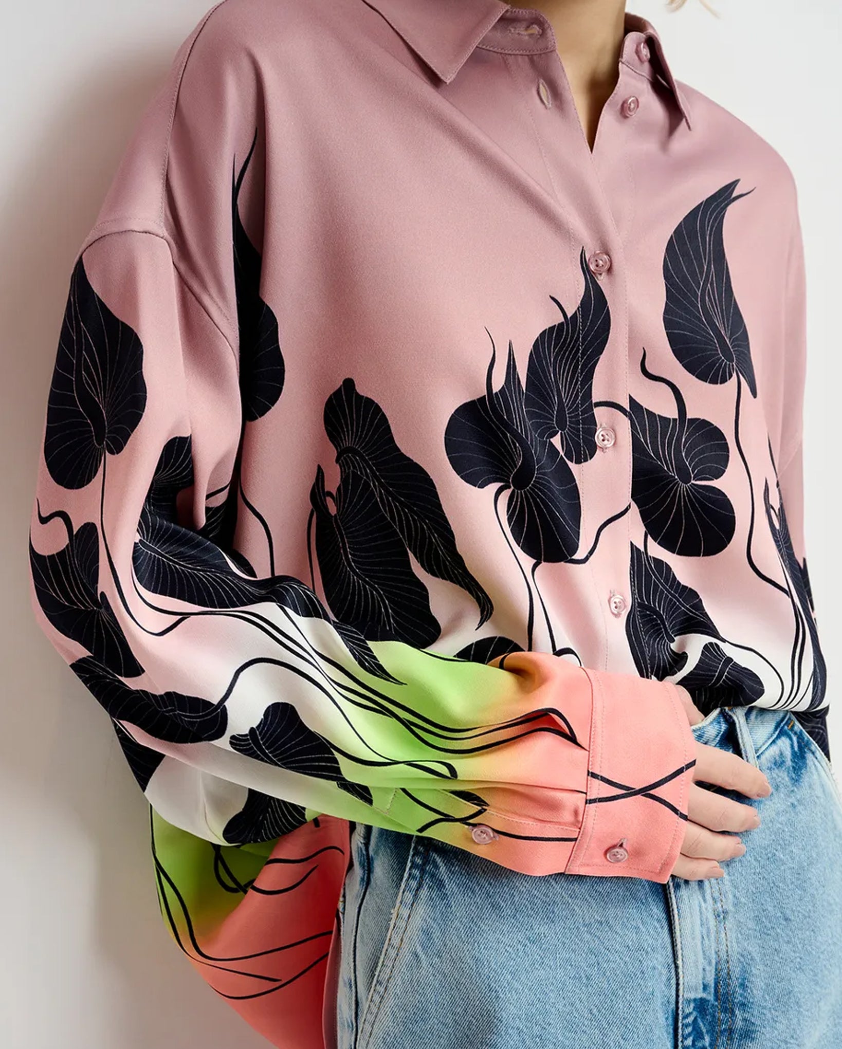 Floral-Print Shirt (Multicolour)