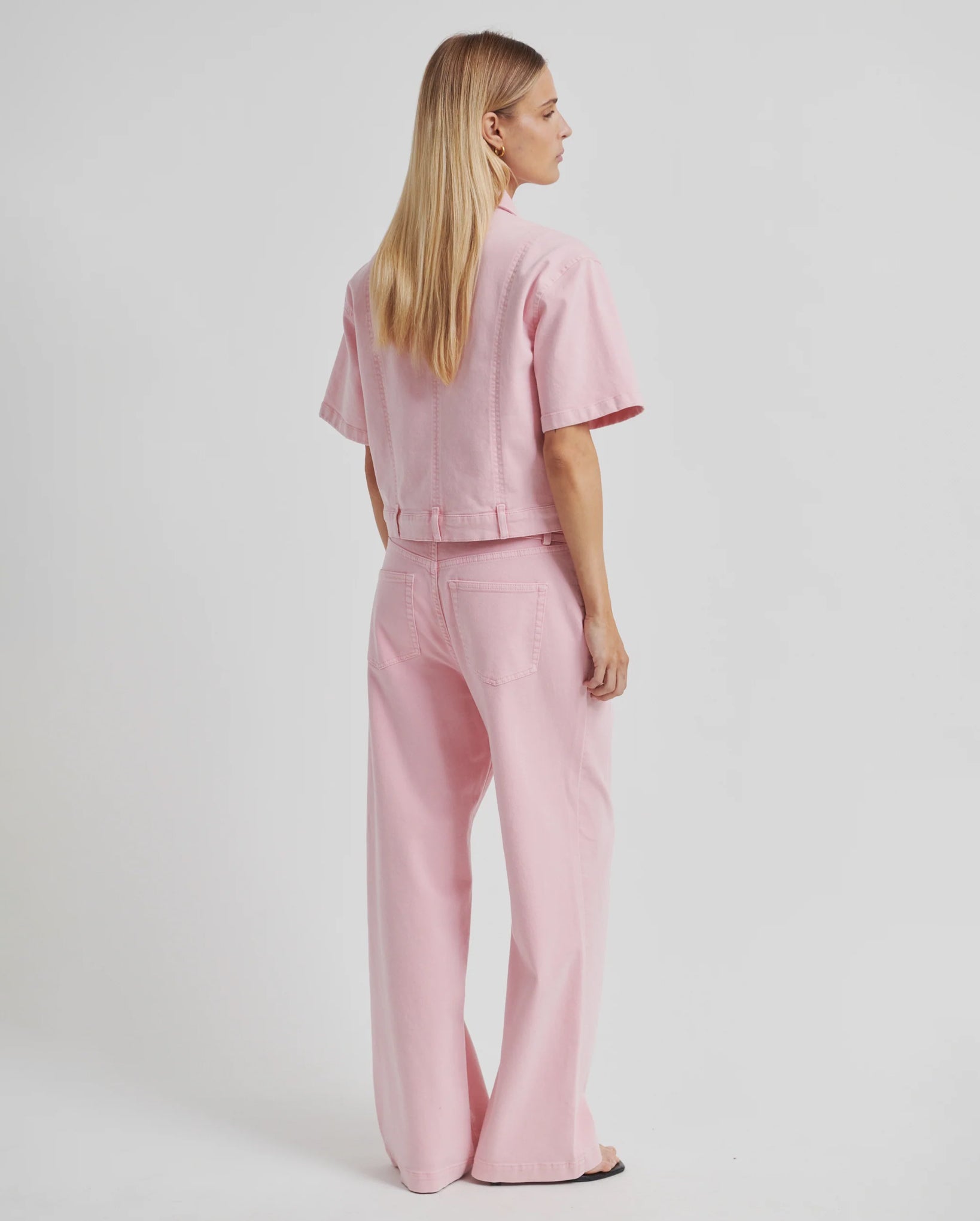 Isella Denim Shirt (Pale Lilac)