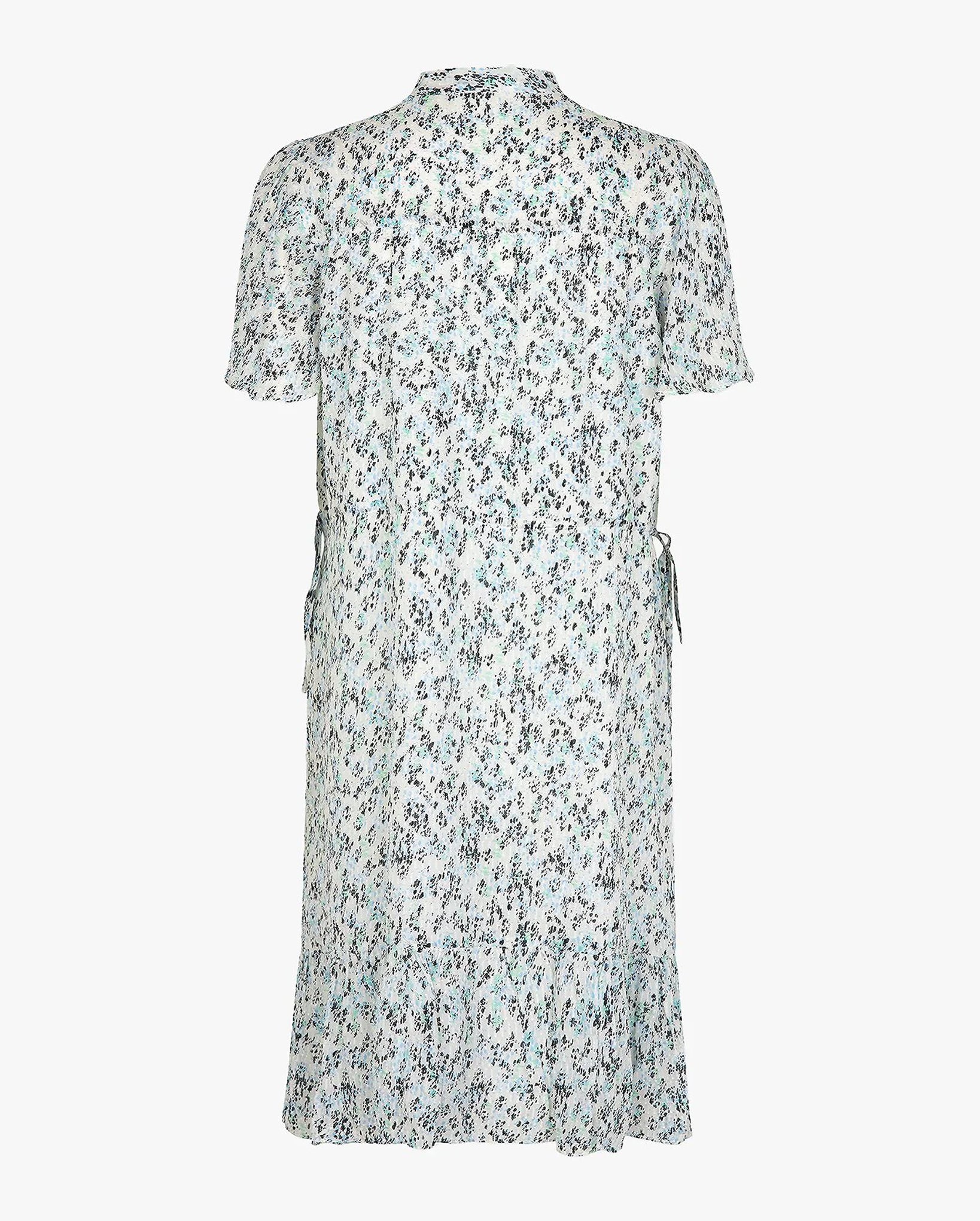 Elle Printed Dress (Alaskan Blue)