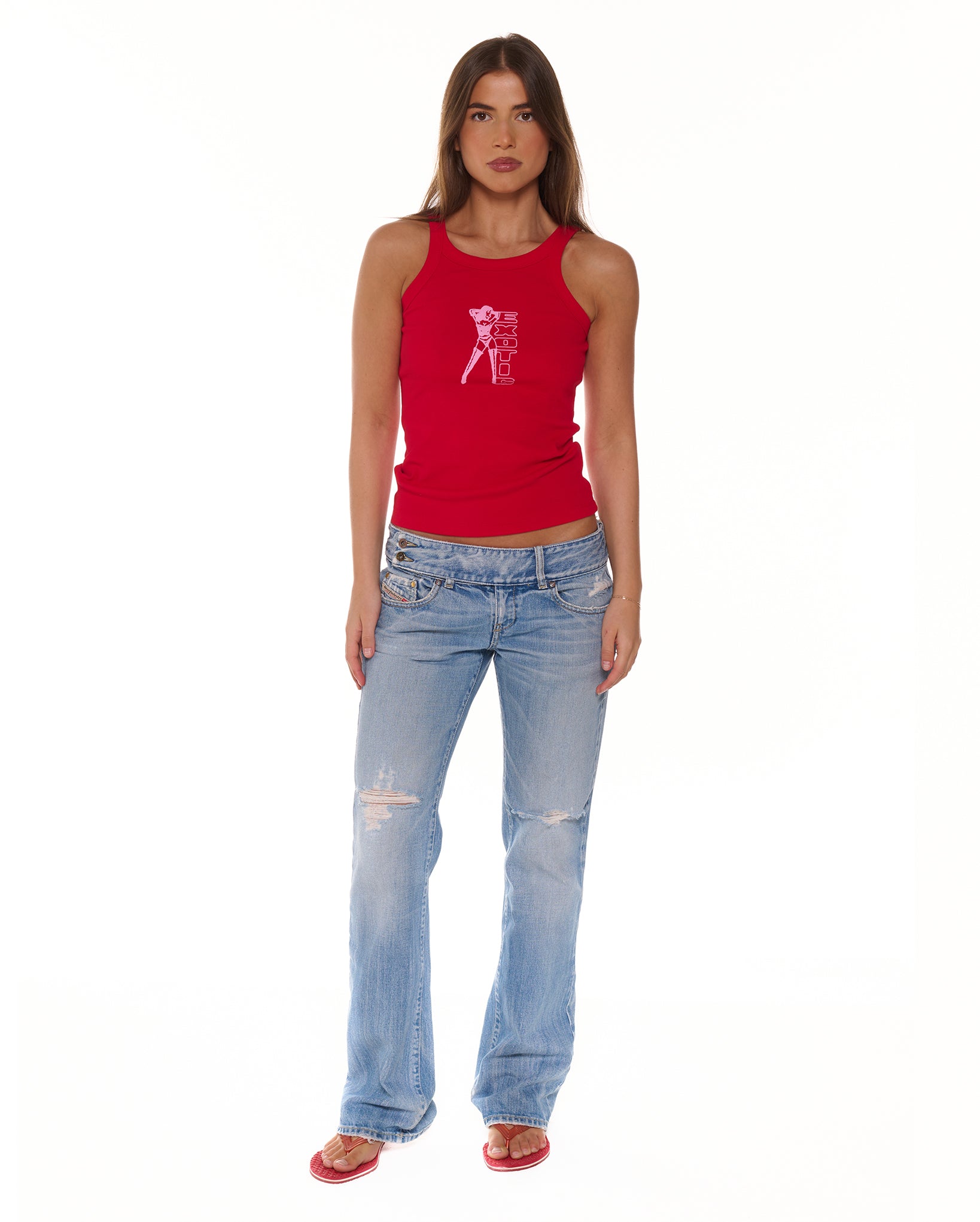 Cowgirl II Ribbed Tank Top