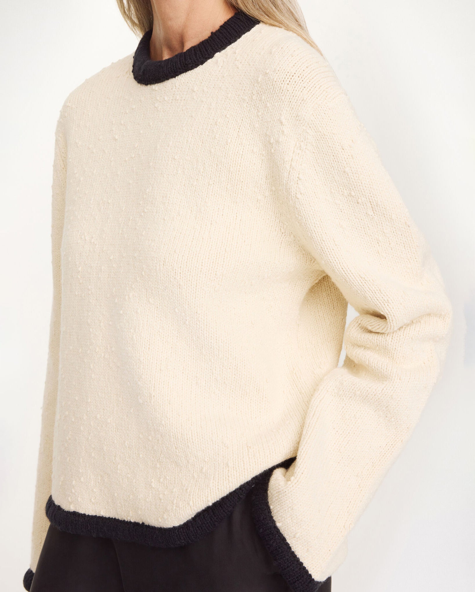 Siena Sweater (Black/White)