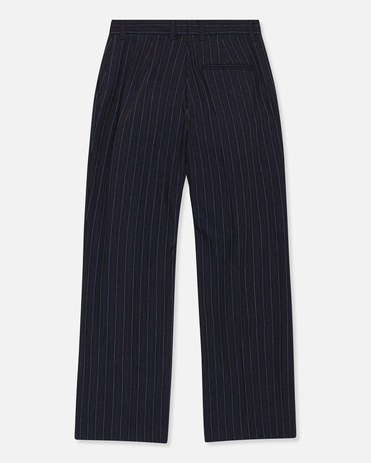 Noemie Trousers (Navy Subtle Stripe)