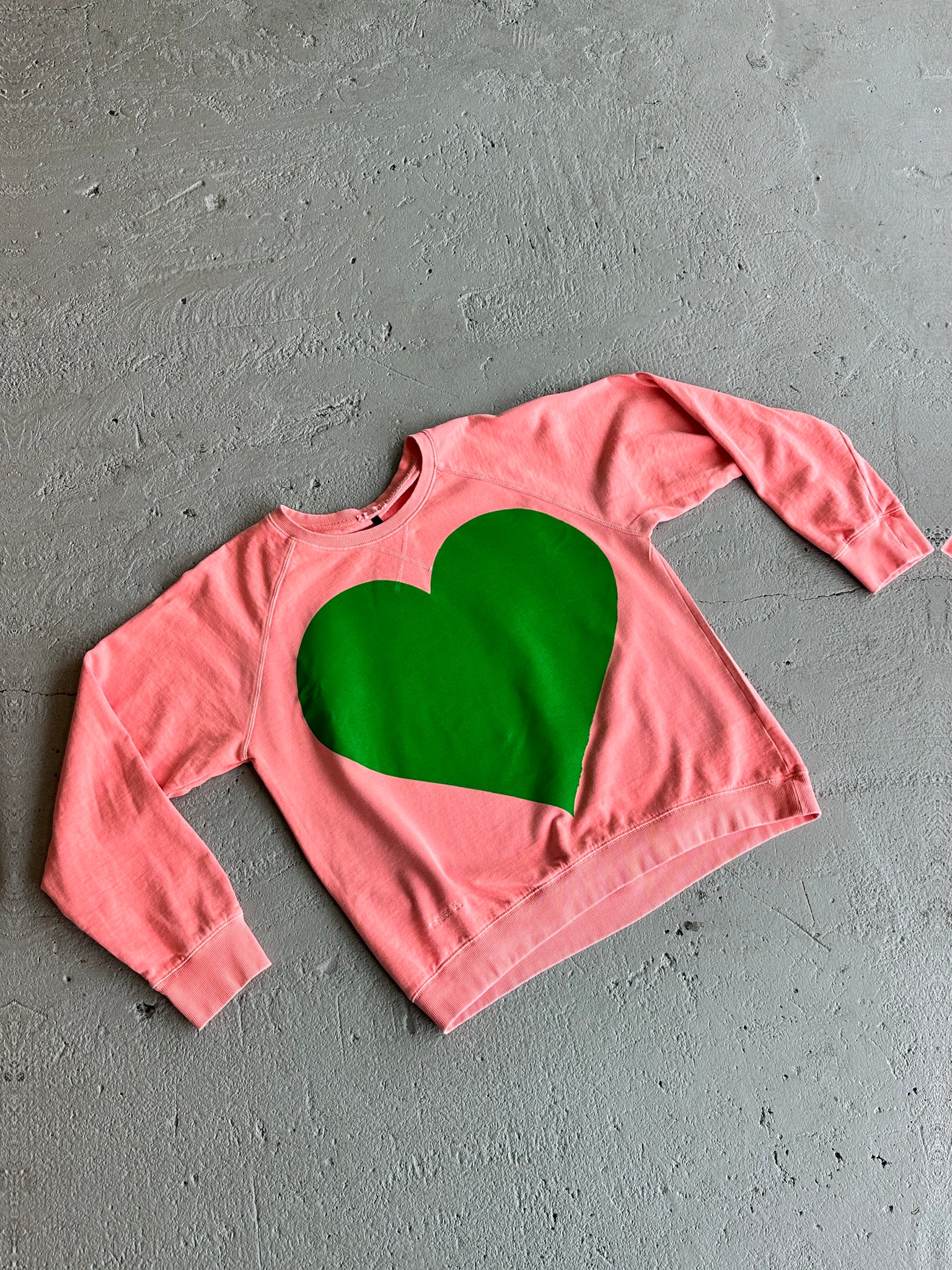 oversized green heart