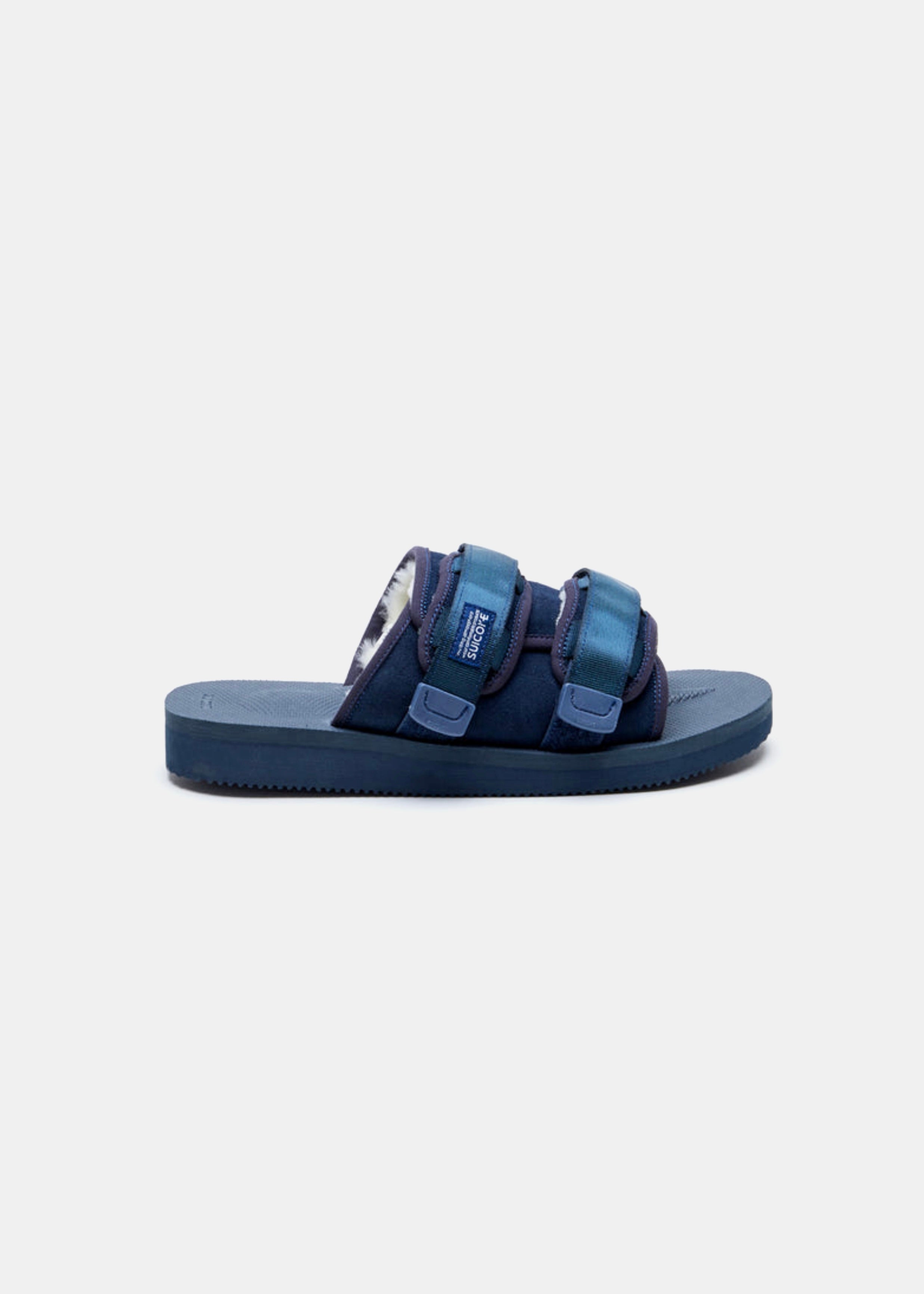 Moto Mab Slides Navy FUR